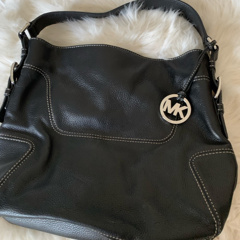Michael Kors black shoulder bag authentic